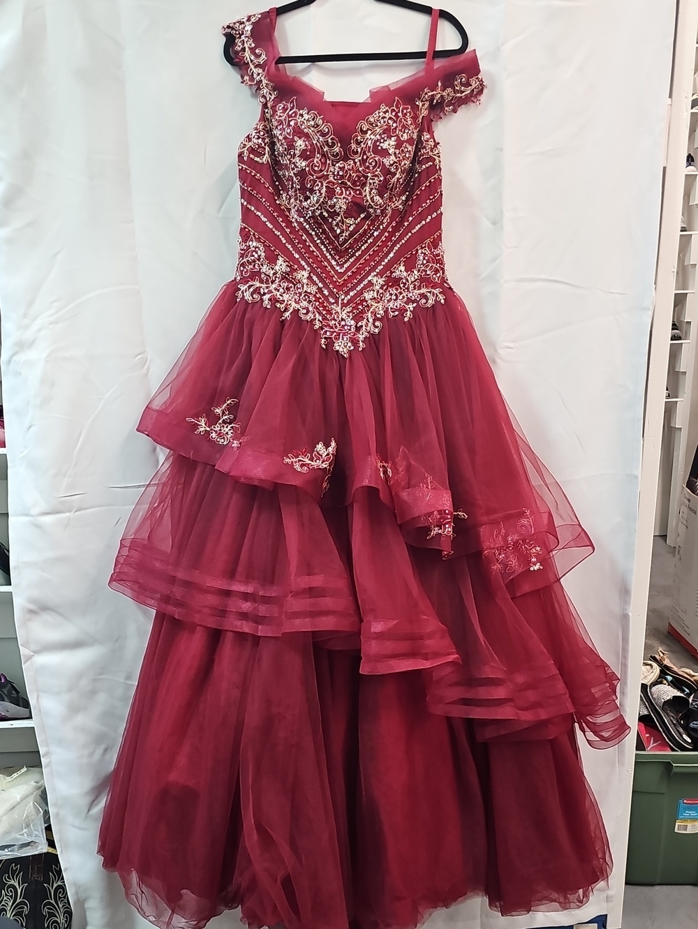DANCING QUEEN TIERED QUINCEANERA PROM/BALL GOWN BFPM-09-102